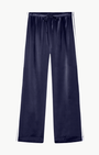 DONNI. THE SILK STRIPE CROP PANT at Romi Boutique