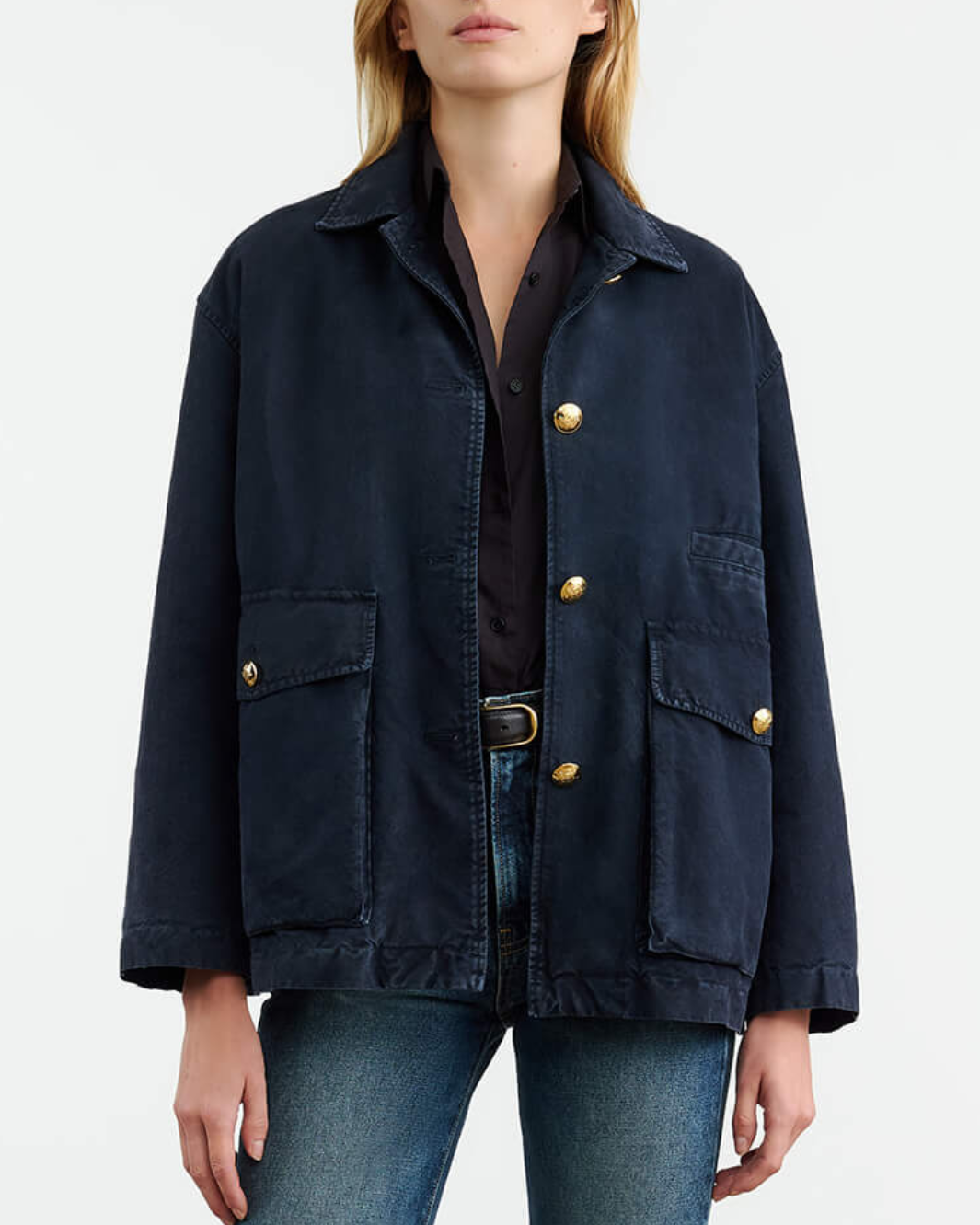 DEVIN PARKA IN MIDNIGHT | Romi Boutique