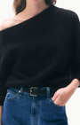 White & Warren BRUSHED CASHMERE OFF THE SHOULDER TOP at Romi Boutique