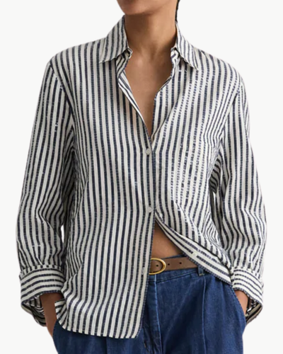 NEXT MORNING IN INDIGO/WHITE - Romi Boutique