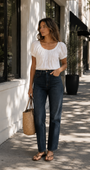 DOEN Frederica Top at Romi Boutique