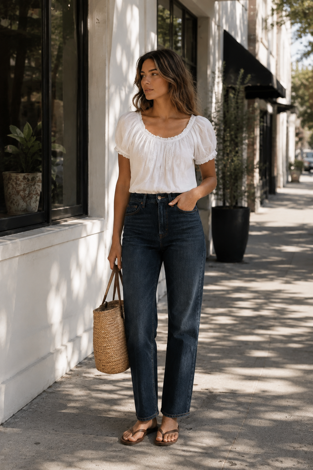 DOEN Frederica Top at Romi Boutique