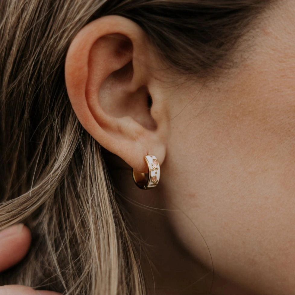 Romi Eloise Tea Cup Hoops at Romi Boutique