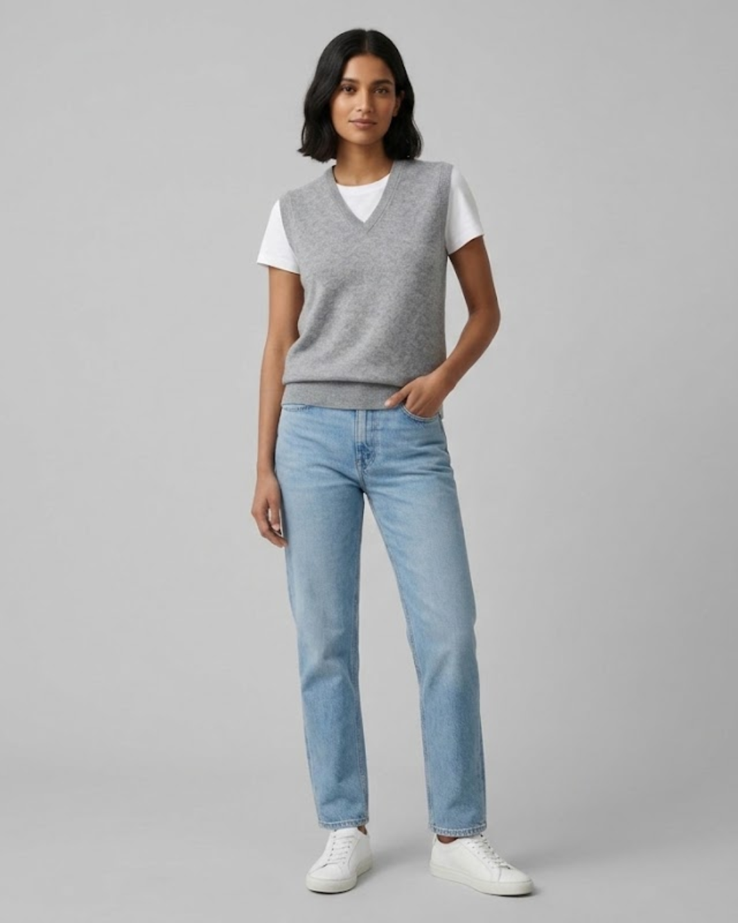 Lisa Yang Lauri Cashmere Vest at Romi Boutique