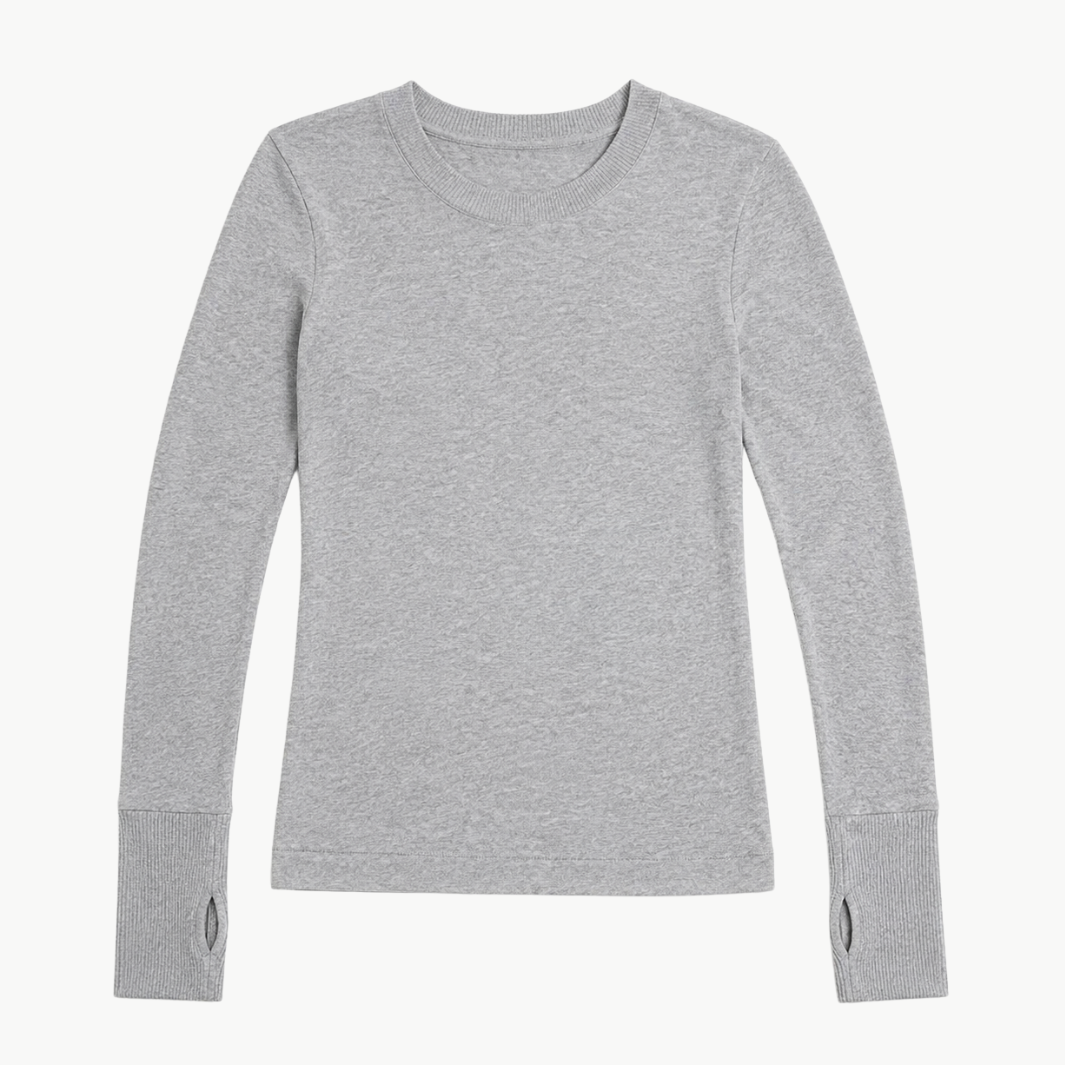 Cashmere Easy Cuffed Crew