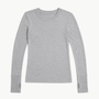 Cashmere Easy Cuffed Crew