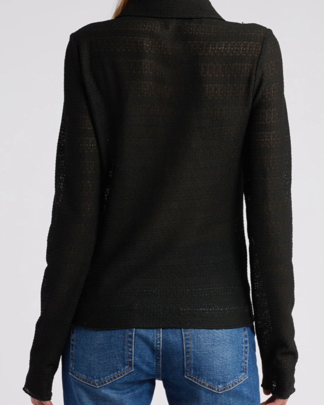 Rag & Bone JULIA LONG SLEEVE POLO at Romi Boutique
