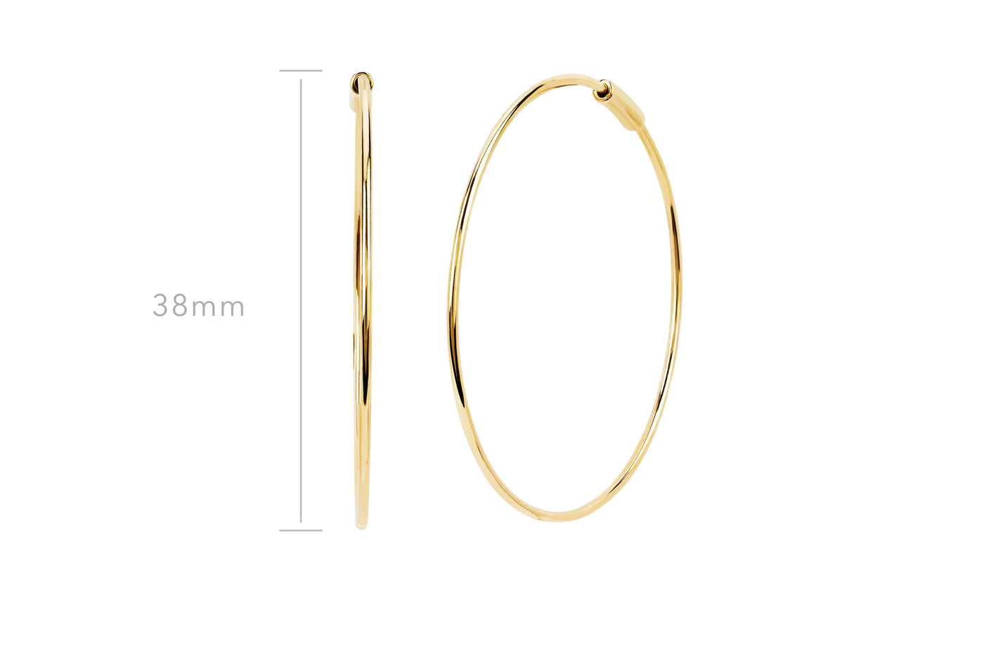 THE PERFECT GOLD HOOP EARRING