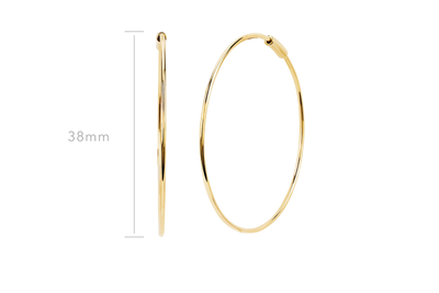 THE PERFECT GOLD HOOP EARRING