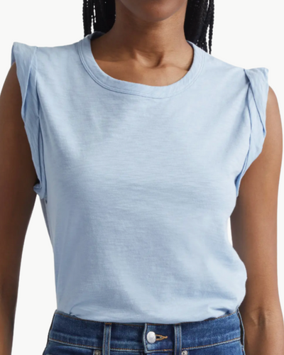 DREE MUSCLE TEE IN BLUEBELL