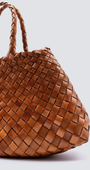 Dragon Diffusion SANTA CROCE SMALL IN TAN at Romi Boutique