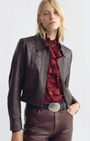 Nili Lotan Charly Leather Jacket at Romi Boutique