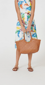 Dragon Diffusion NANTUCKET BASKET BIG IN TAN at Romi Boutique