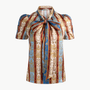 Brentley Tie Neck Blouse