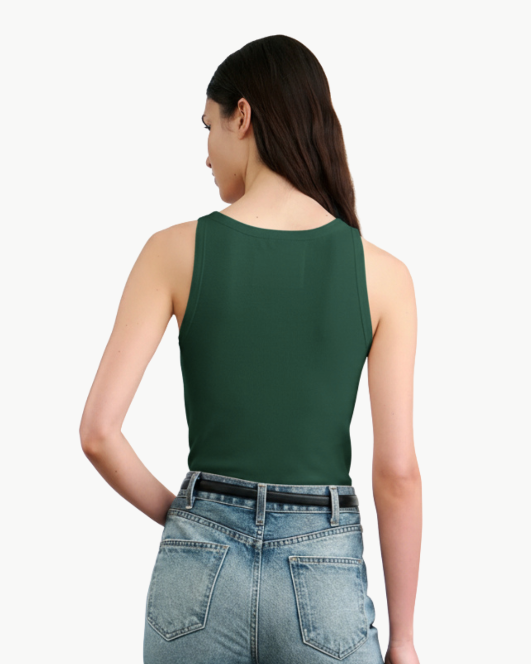 Nili Lotan JENNIFER RIB TANK at Romi Boutique
