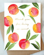 Abigail Jayne Design Sweet Peaches Thank You Greeting Card at Romi Boutique