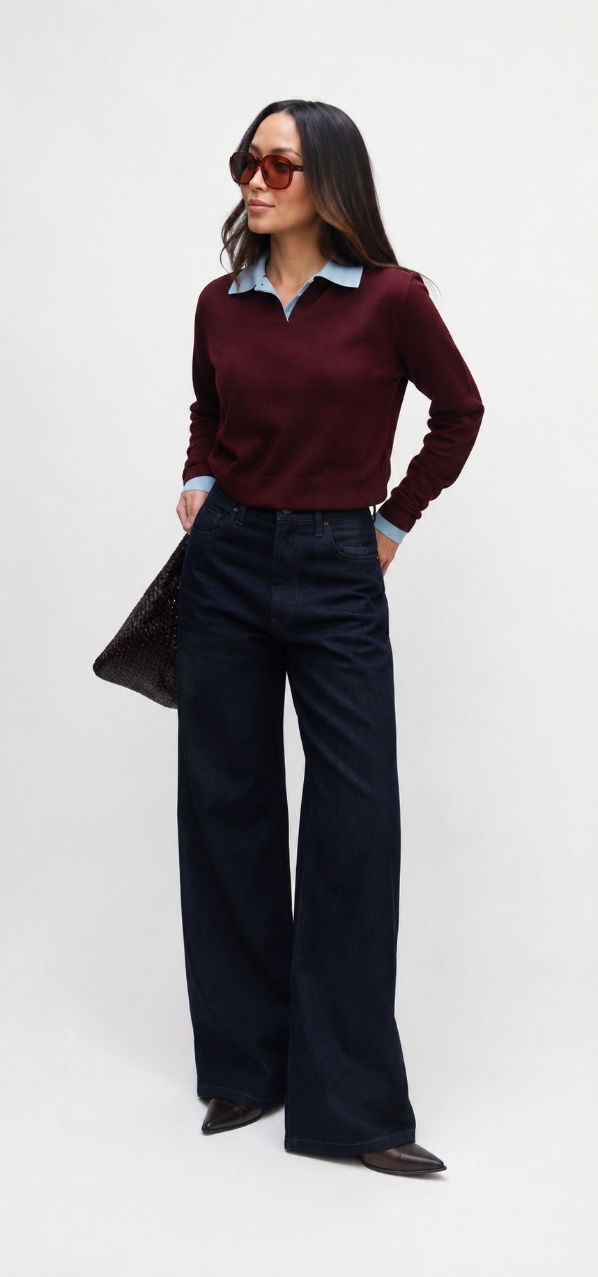 Superfine Merino Polo Sweater