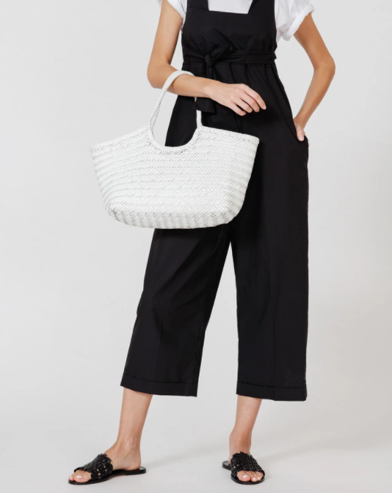 NANTUCKET BASKET BIG IN WHITE