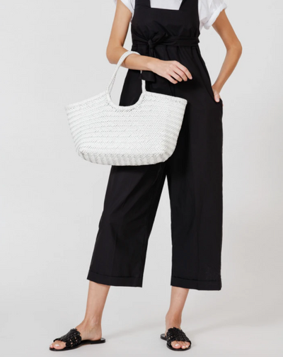 NANTUCKET BASKET BIG IN WHITE