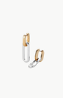Jenny Bird TEENI DETACHABLE LINK EARRINGS IN TWO-TONE at Romi Boutique