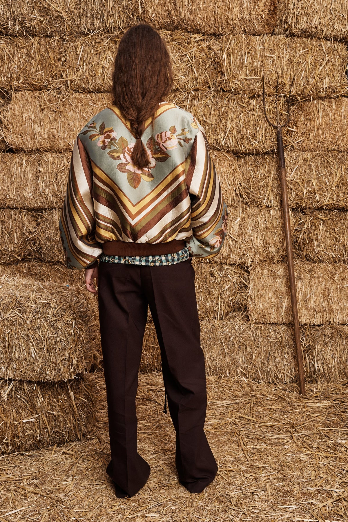 Alemais La Rosa Jacquard Bomber Jacket at Romi Boutique
