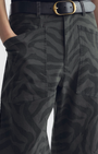 Nili Lotan Shon Zebra Pant at Romi Boutique