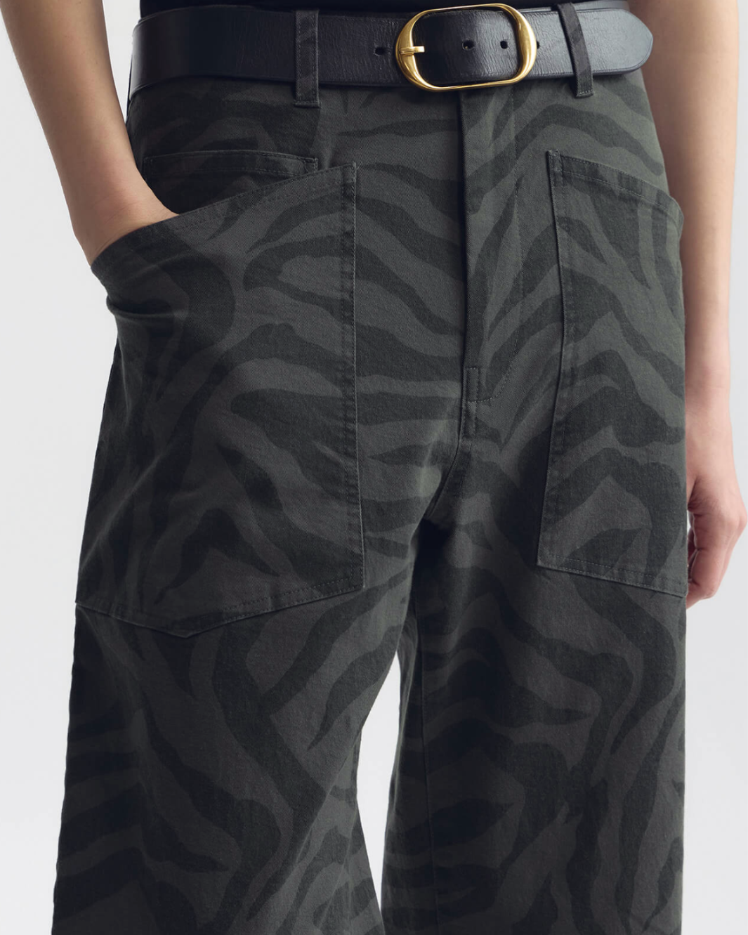 Nili Lotan Shon Zebra Pant at Romi Boutique