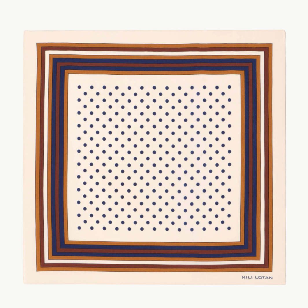 Vintage Polka Dot Scarf