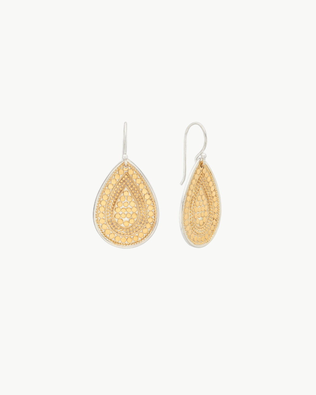 Anna Beck Contrast Dotted Teardrop Earrings at Romi Boutique