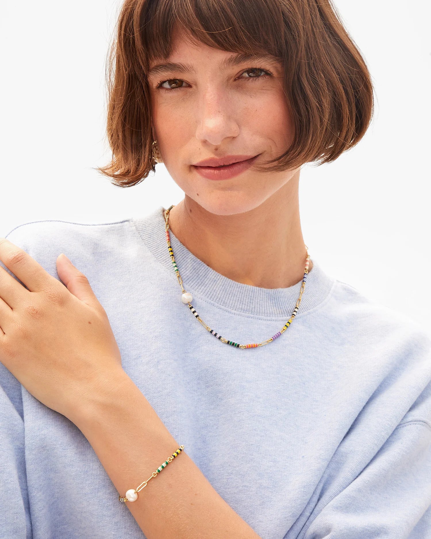 Le Stripe Pearl Bracelet