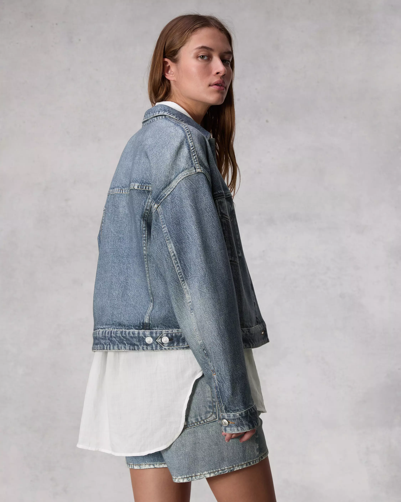 MIRAMAR TRUCKER JACKET IN WALKER