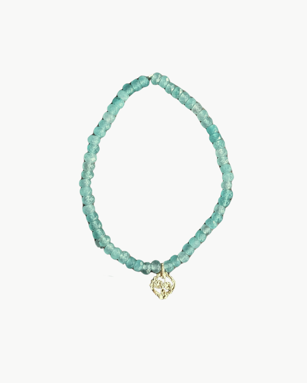 SKINNY CHARM BRACELET IN TURQUOISE
