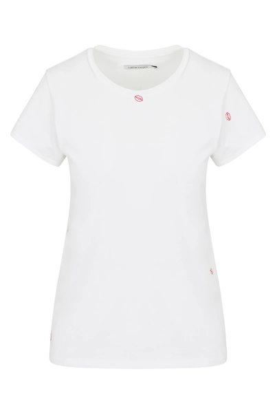 EMBROIDERED BISOU COTTON T-SHIRT