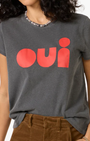 Clare V OUI CLASSIC TEE at Romi Boutique