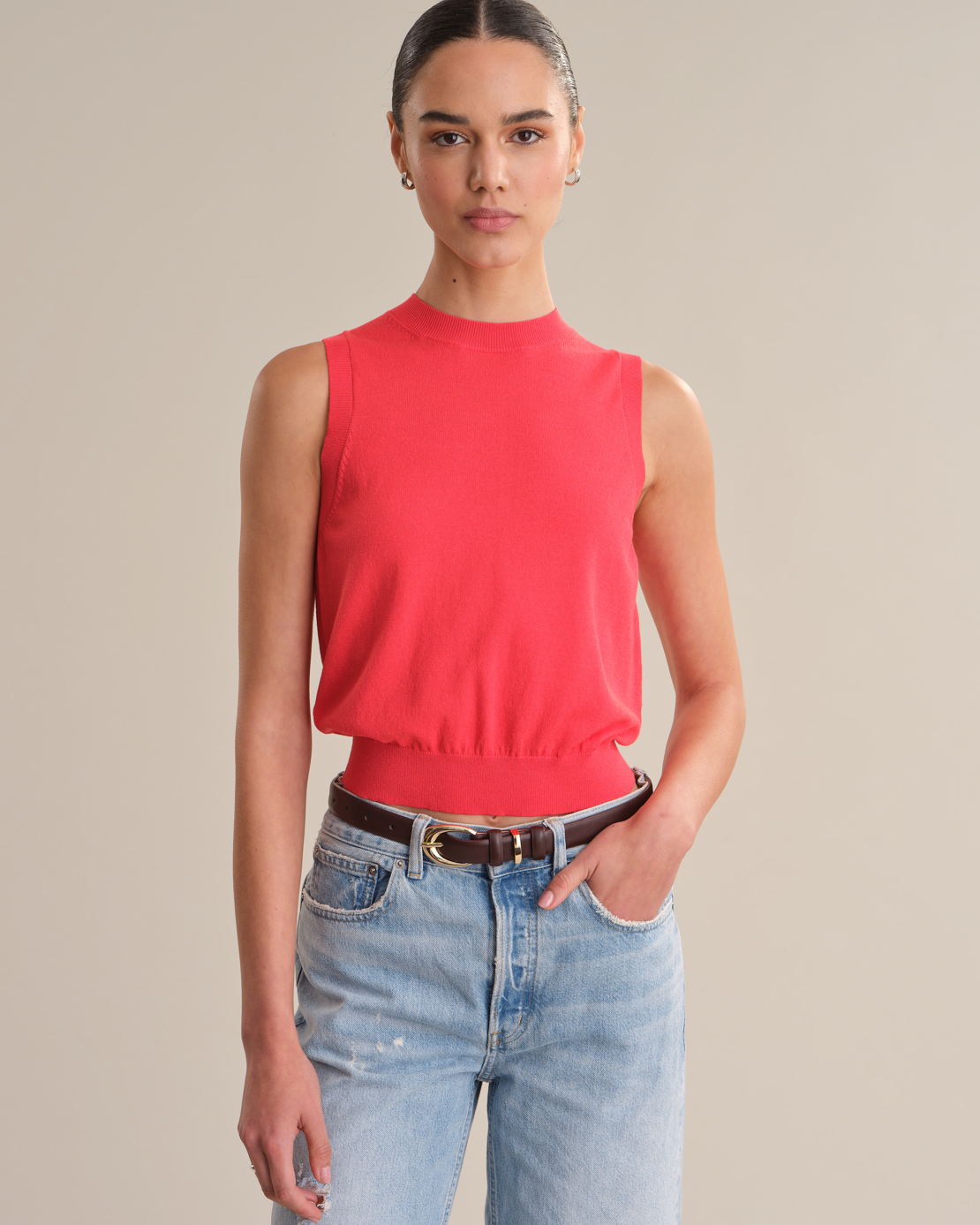 525 TALIA SWEATER SHELL at Romi Boutique