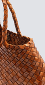 Dragon Diffusion SANTA CROCE SMALL IN TAN at Romi Boutique