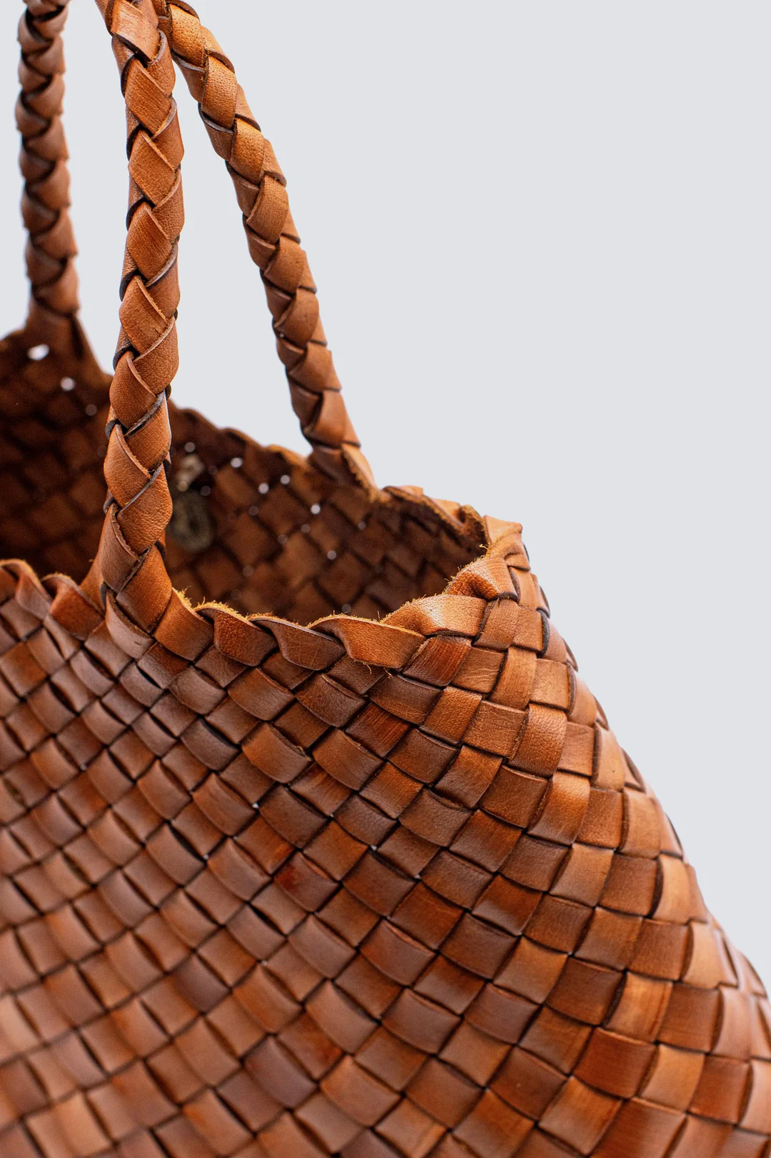 Dragon Diffusion SANTA CROCE SMALL IN TAN at Romi Boutique