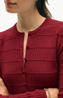 White & Warren CASHMERE TEXTURED HENLEY at Romi Boutique