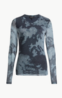 Rag & Bone YANA PRINTED MESH LS TEE at Romi Boutique