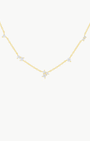 EF Collection Multi Diamond Cluster Necklace at Romi Boutique