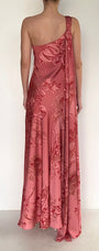 Hemant & Nandita ONE SHOULDER SASH DRESS at Romi Boutique