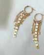 Maya Bauman FEATHER EARRINGS IN GOLD at Romi Boutique