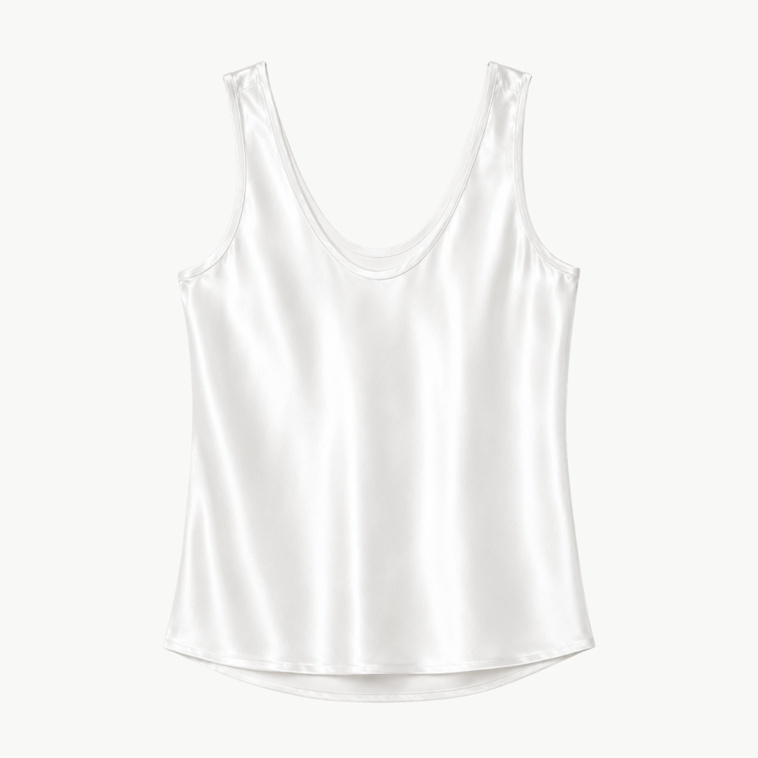 Silk Satin U Tank