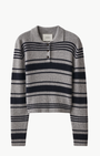 Lisa Yang Tinna Stripes Sweater at Romi Boutique