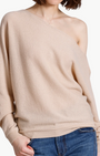 Minnie Rose CASHMERE OFF THE SHOULDER TOP at Romi Boutique
