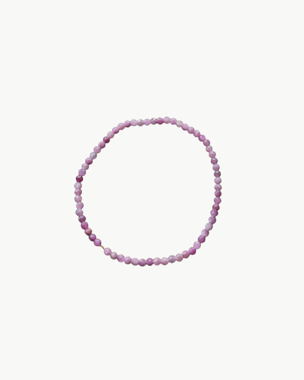 SKINNY SEMIPRECIOUS BRACELET IN MAUVE