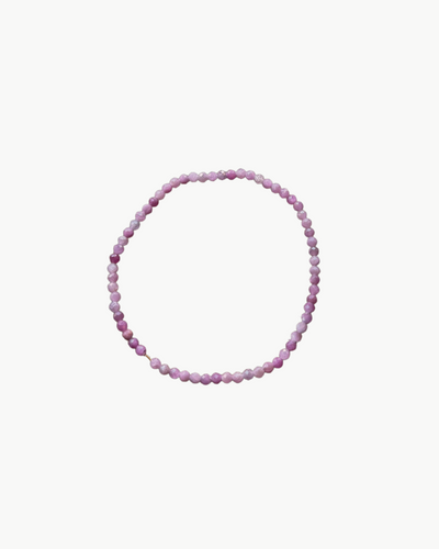 SKINNY SEMIPRECIOUS BRACELET IN MAUVE