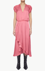 Zadig & Voltaire RANDALL ASYMMETRIC RUFFLED DRESS at Romi Boutique