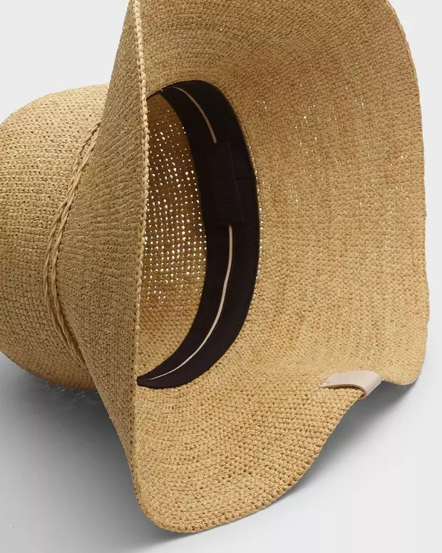 Rag & Bone CROCHET RAFFIA BUCKET HAT at Romi Boutique