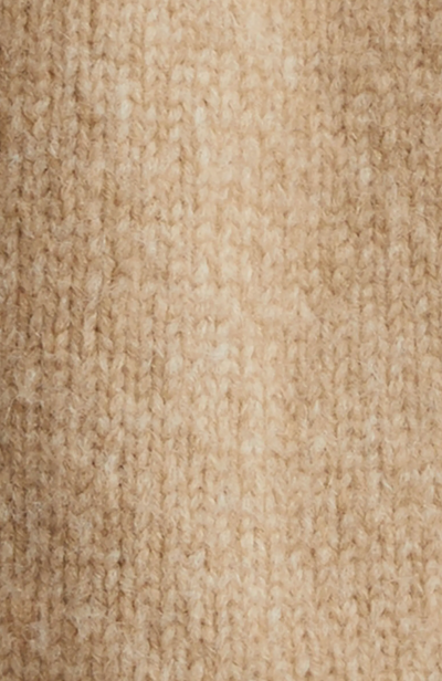 ALENA SWEATER IN LIGHT CAMEL FAIR ISLE
